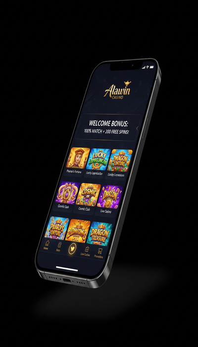 Alawin Casino Casino on Smartphone