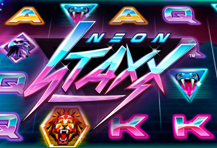 Neon Staxx - NetEnt slot at Alawin Casino Casino